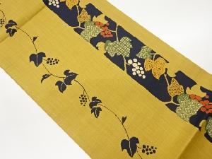 葡萄模様織出し袋帯